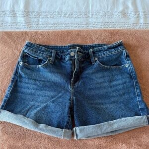 Lucky Brand The Roll Up Denim Jean Shorts 6/28